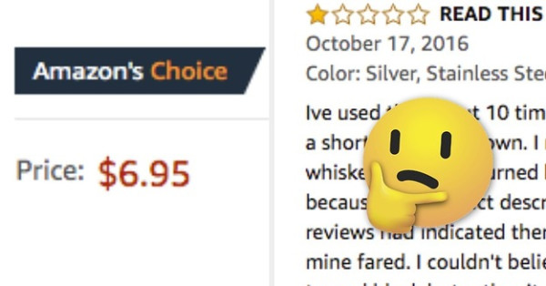 Amazon S Choice Recommends Some Obviously Crappy Products Blame The Algorithm