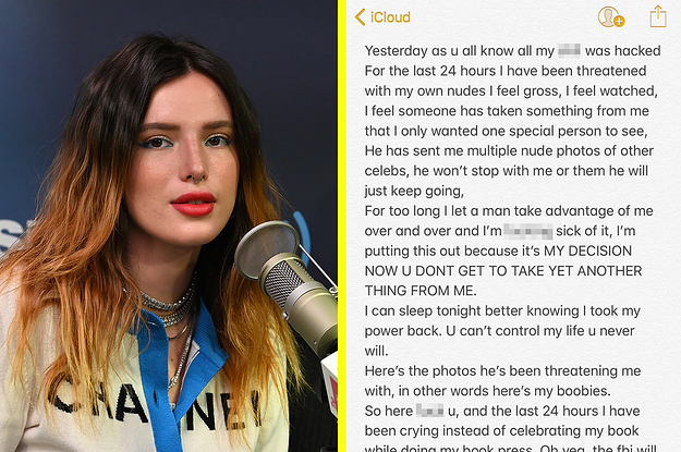 Bella Thorne Revealed Why She Chose To Leak Her Own Nudes After Her Social Media Accounts Were Hacked