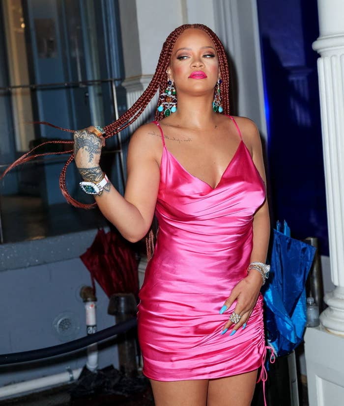 Rihanna Has Red Box Braids And Nothing Else Matters Today