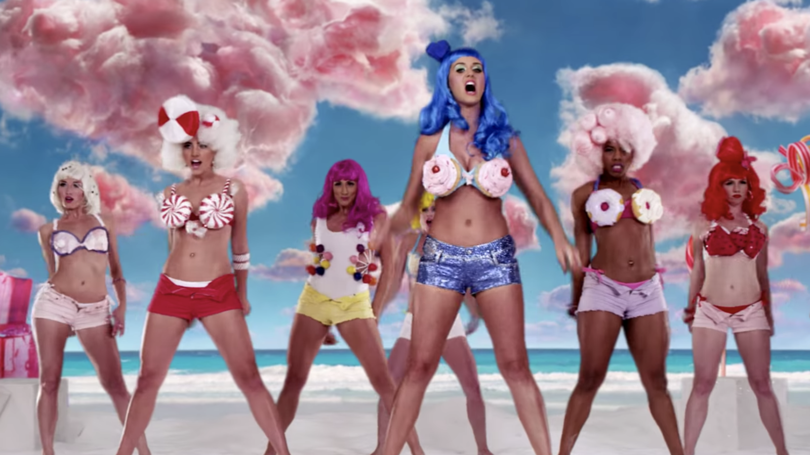 Katy Perry's been told to stop wearing candy bra