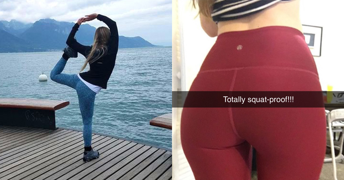 Nice Ass In Yoga Pants Bending Over