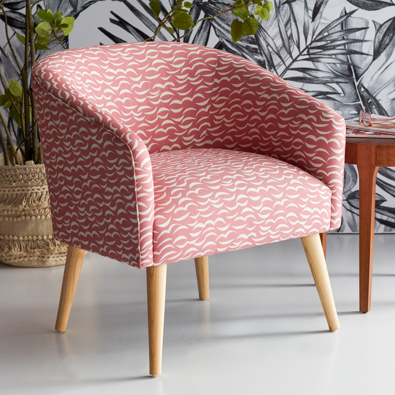 Nautical print accent chairs hot sale