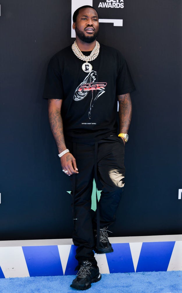 Meek Mill Outfit from July 8, 2021, WHAT'S ON THE STAR?