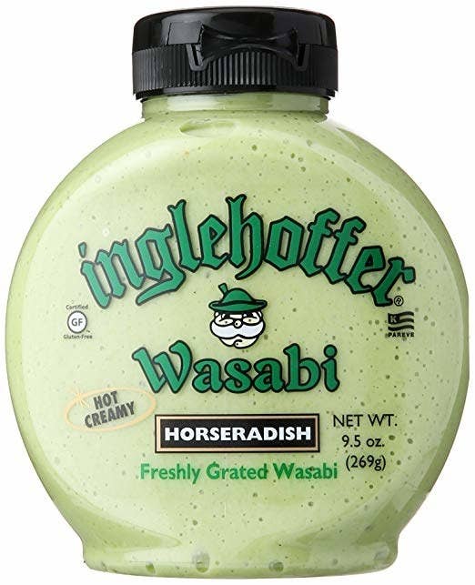 bottle of wasabi sauce