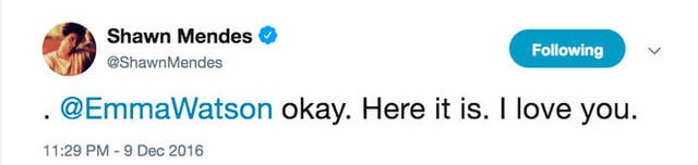 Shawn Mendes Is Still Crushing On Emma Watson After All These Years