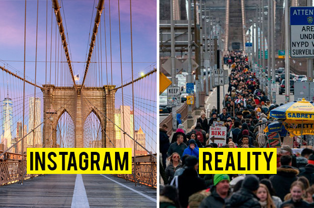 10 Of The Most Popular Tourist Sights In NYC On Instagram Vs. IRL