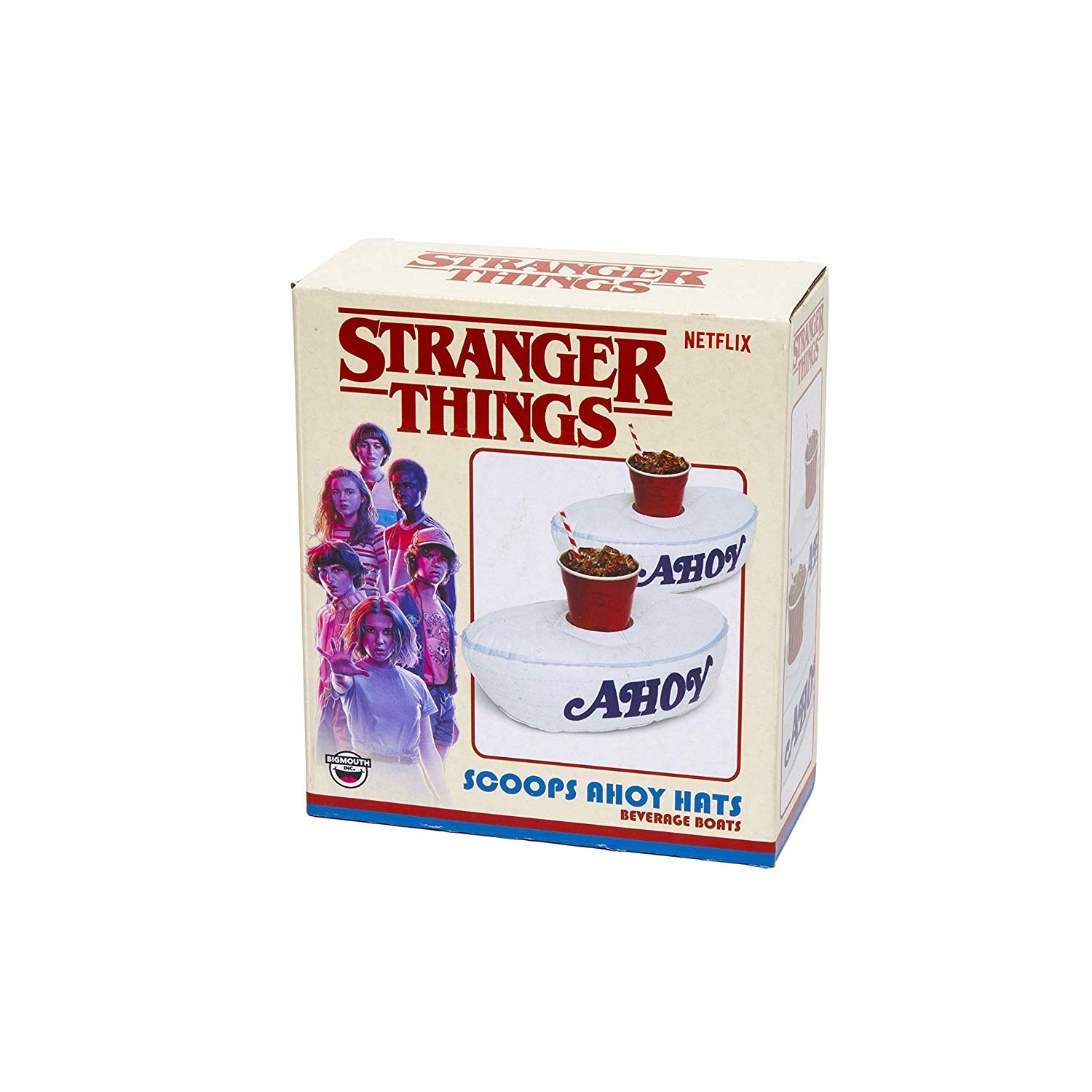 Stranger Things Scoops Ahoy Beverage Boats Pool Floats Netflix for sale online 