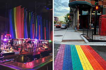 gay bars near me with food