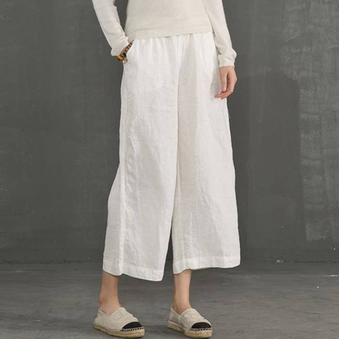 34 Comfortable Pieces Under $40 Going Viral On   Pants women  fashion, Womens pants design, Cotton pants women