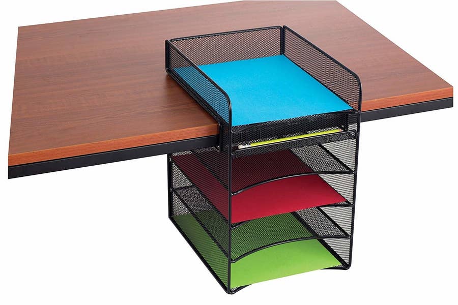 Stand Up Desk Store Hanging Under Desk Organizer to Easily Add Storage to  Any Standing Desk - Walmart.com