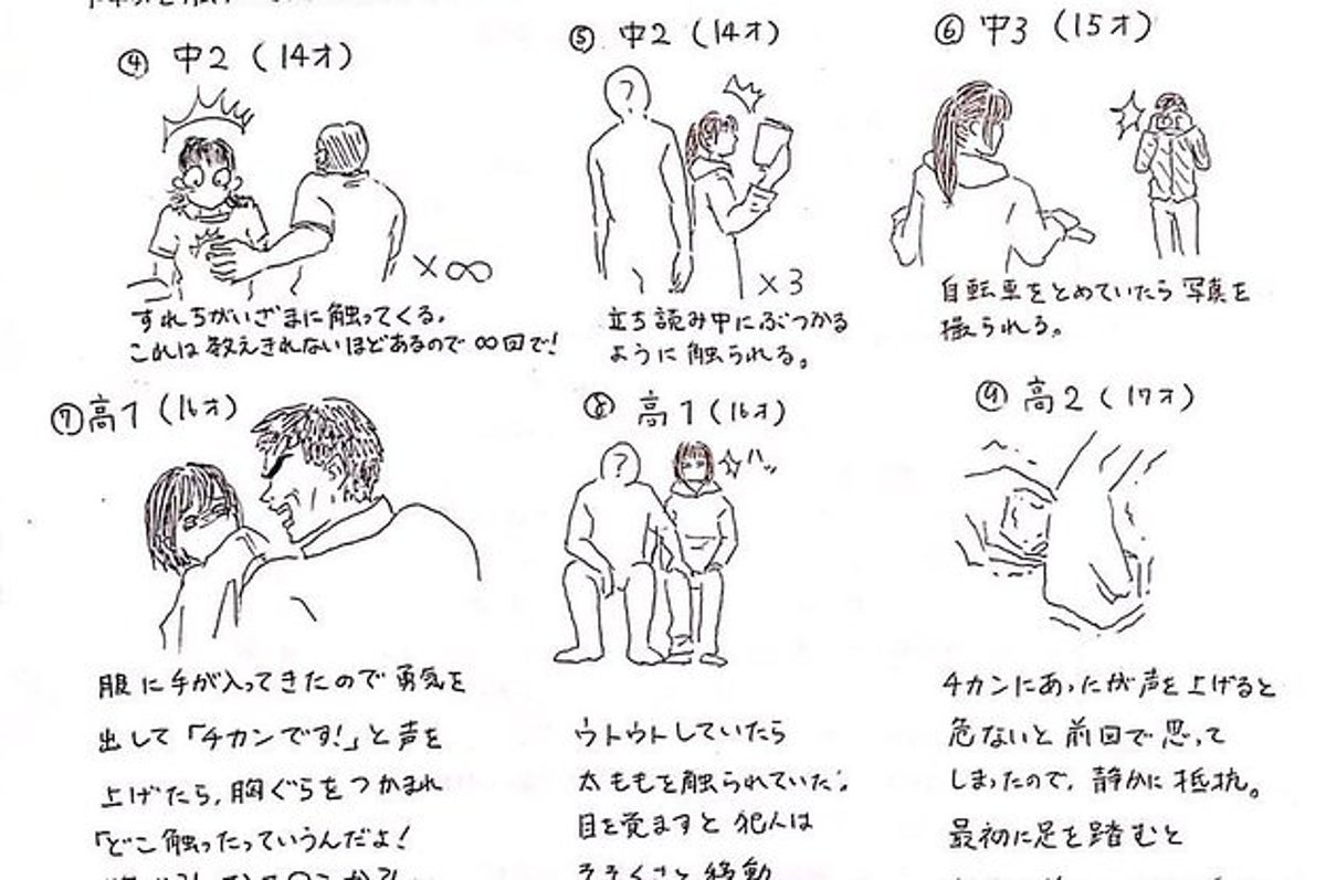 ここはファンタジーの世界じゃないんです 彼女が未成年の頃に遭った痴漢や性被害