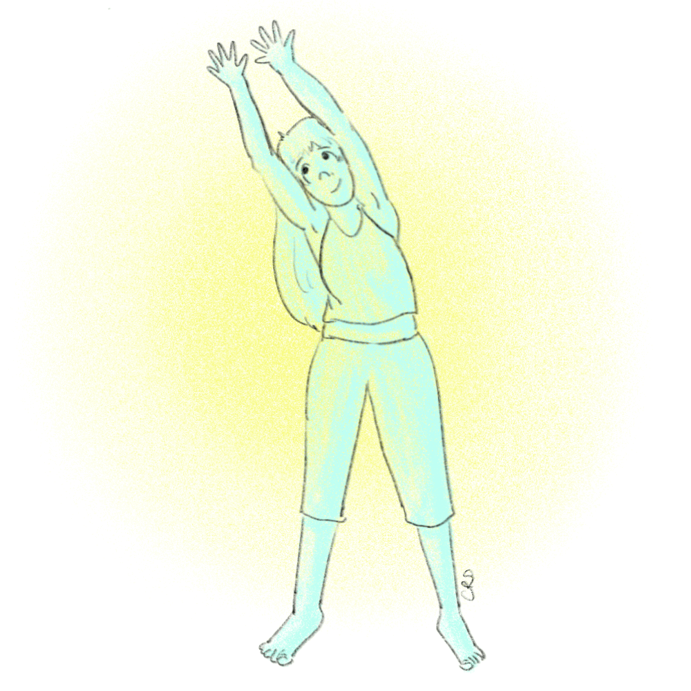 "Yoga, dance, or kick-boxing, whatever it is — move your body in the morning. Because in the morning you'll release those happy endorphins so you're feeling good throughout the rest of the day. It'll also increase your blood flow and help reduce anxiety."