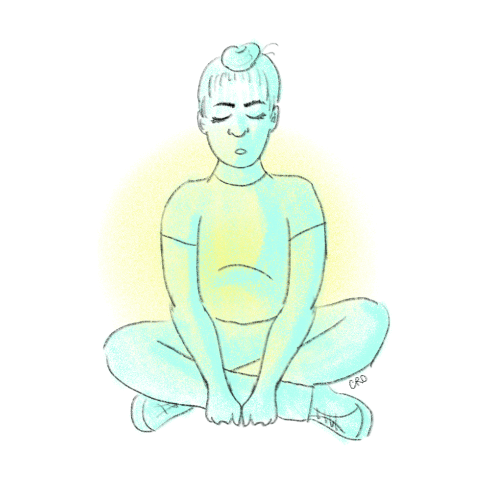 "Start the day with meditation, and if you've never mediated before, just breathe for 10 minutes. Just breathing and connecting with your breathe for 10 minutes — if that's too long, do 5 minutes. Take that time."