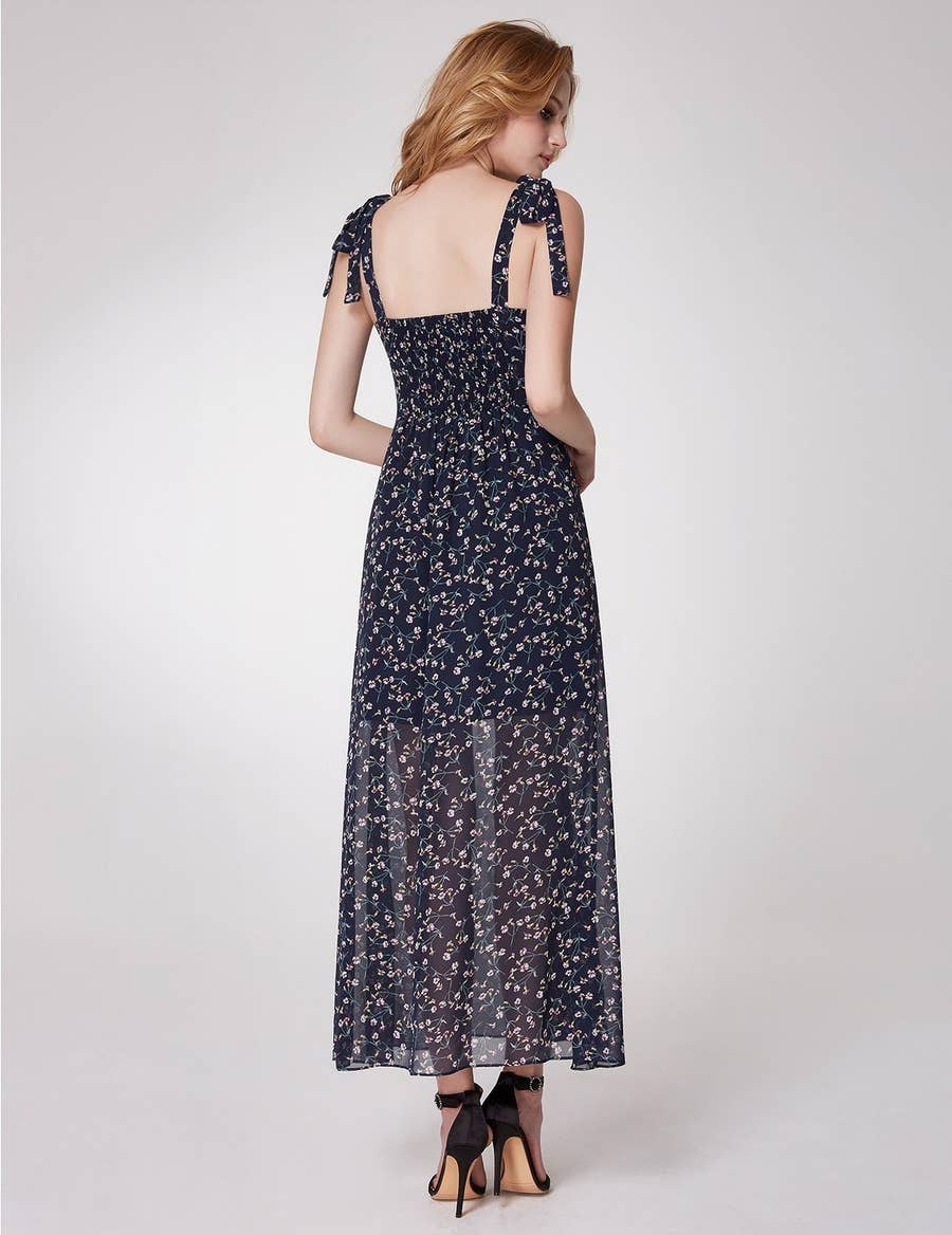 chinese dress ladies Katherine Maxi Dress  Cream & Rust Floral