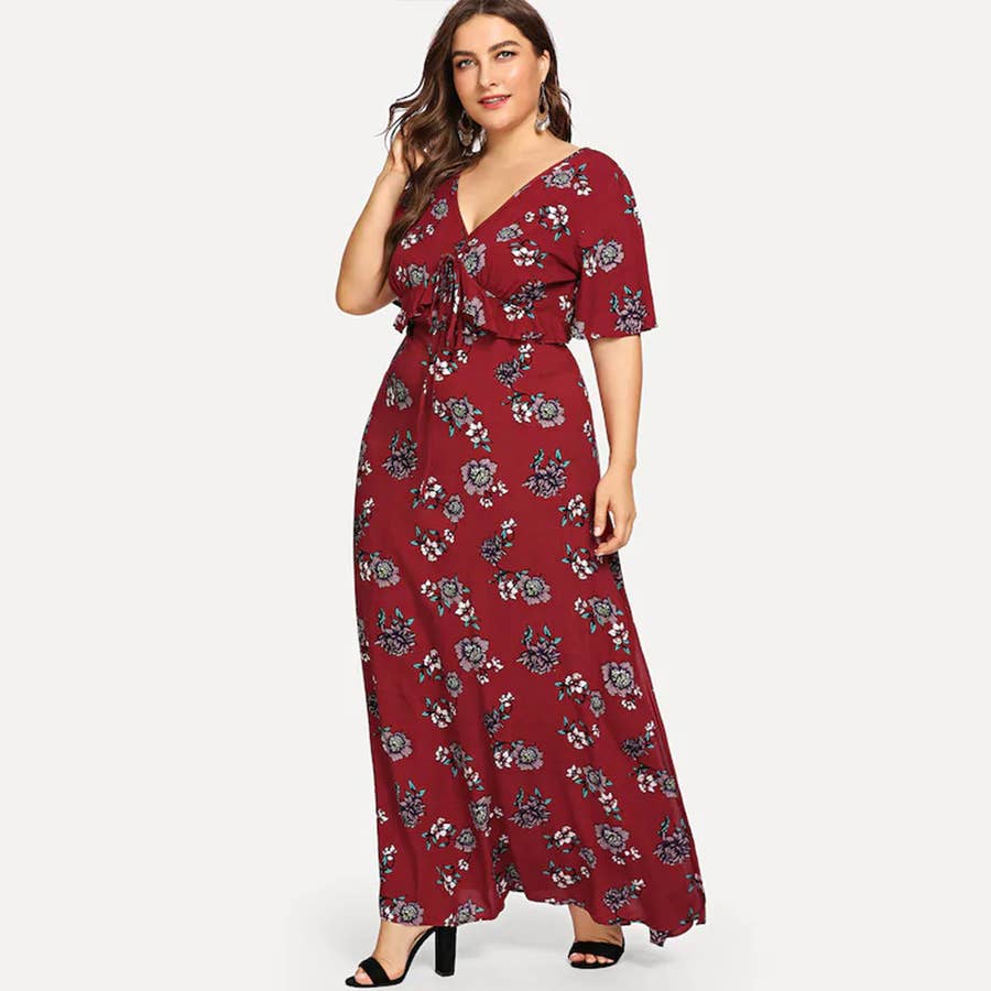 maxi yellow plus size dress Yellow Maxi Dress Short Sleeve Cut Out