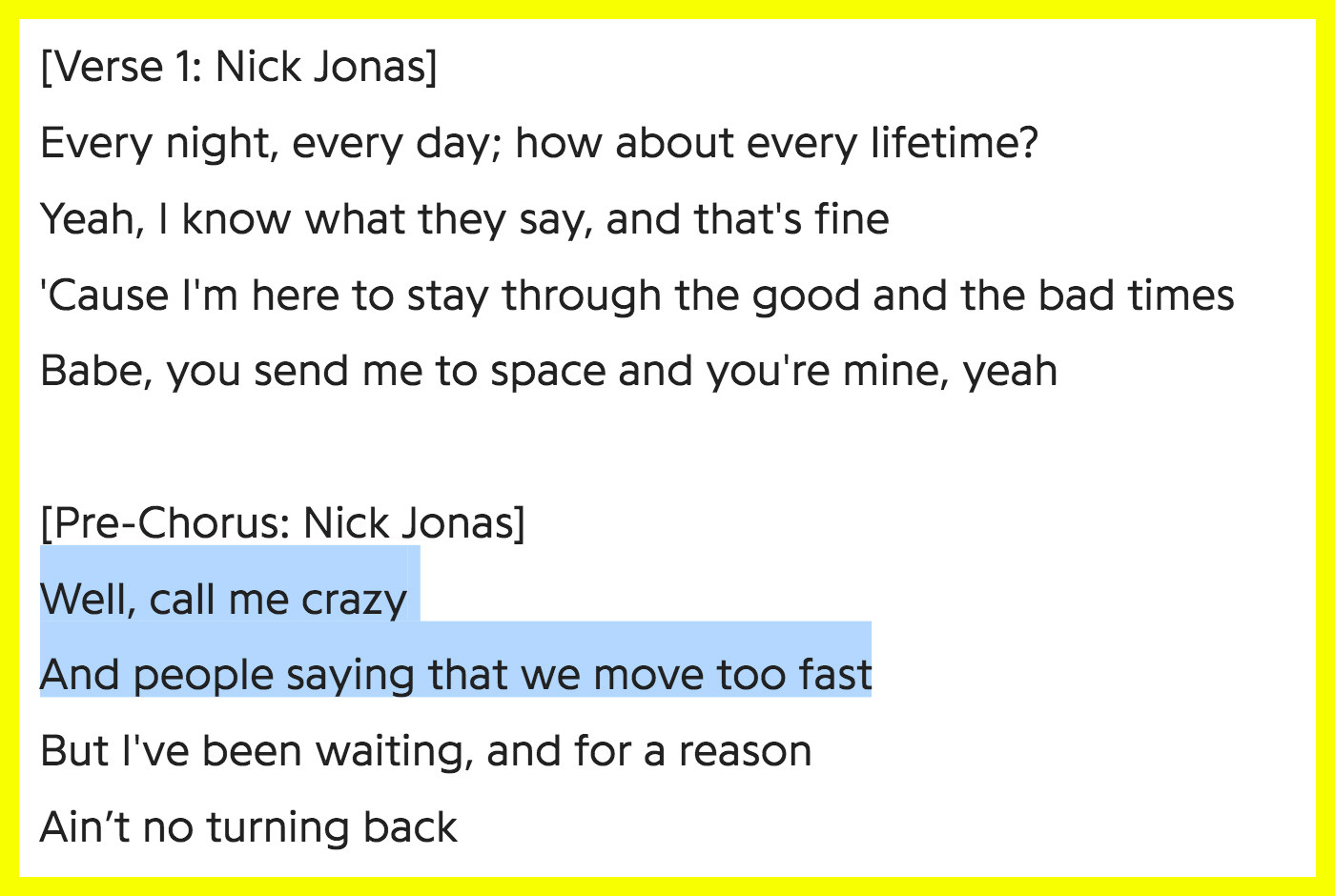 What the Jonas Brothers' Cool Song Lyrics Really Mean - Priyanka Chopra  and Sophie Turner References