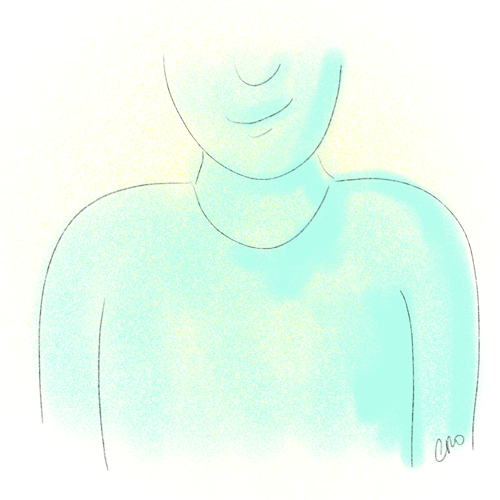 "If you're sitting at a desk you can circle the shoulders a couple times and move your head side to side."