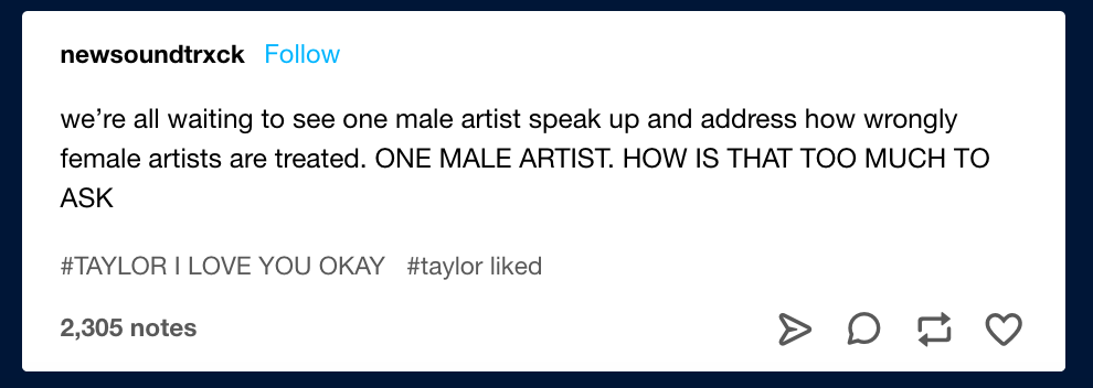 Taylor Swift Has Liked A Series Of Revealing Tumblr Posts After The ...