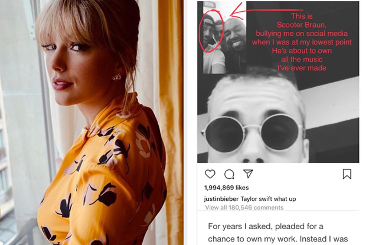 Taylor Swift Porn Solo - Taylor Swift Just Called Out Scooter Braun, Justin Bieber, Kim Kardashian,  Kanye West, And More In Heartbreaking Pos