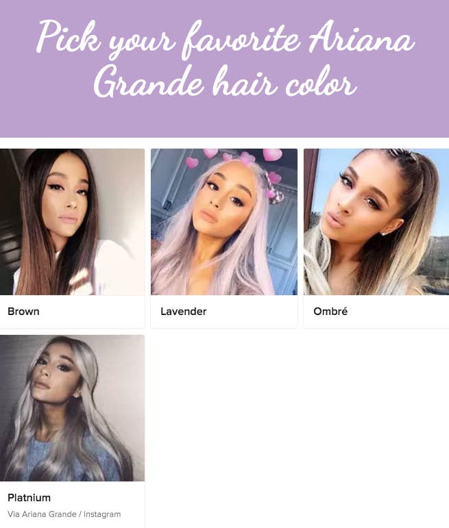 Ariana Grande Personality Quiz Buzzfeed Ariana Grande Songs