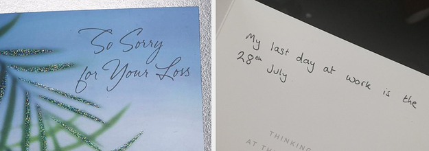 Turns Out That People Quitting Their Jobs With Condolence Cards Is Really A Thing And It S Hilarious