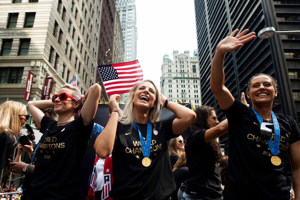 24 Incredible Pictures From US Women's Soccer Victory Parade In NYC