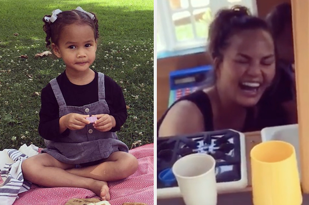Chrissy Teigen's Daughter Got Charged $20 For Her Pretend Meal And Holy Cow Was She Offended