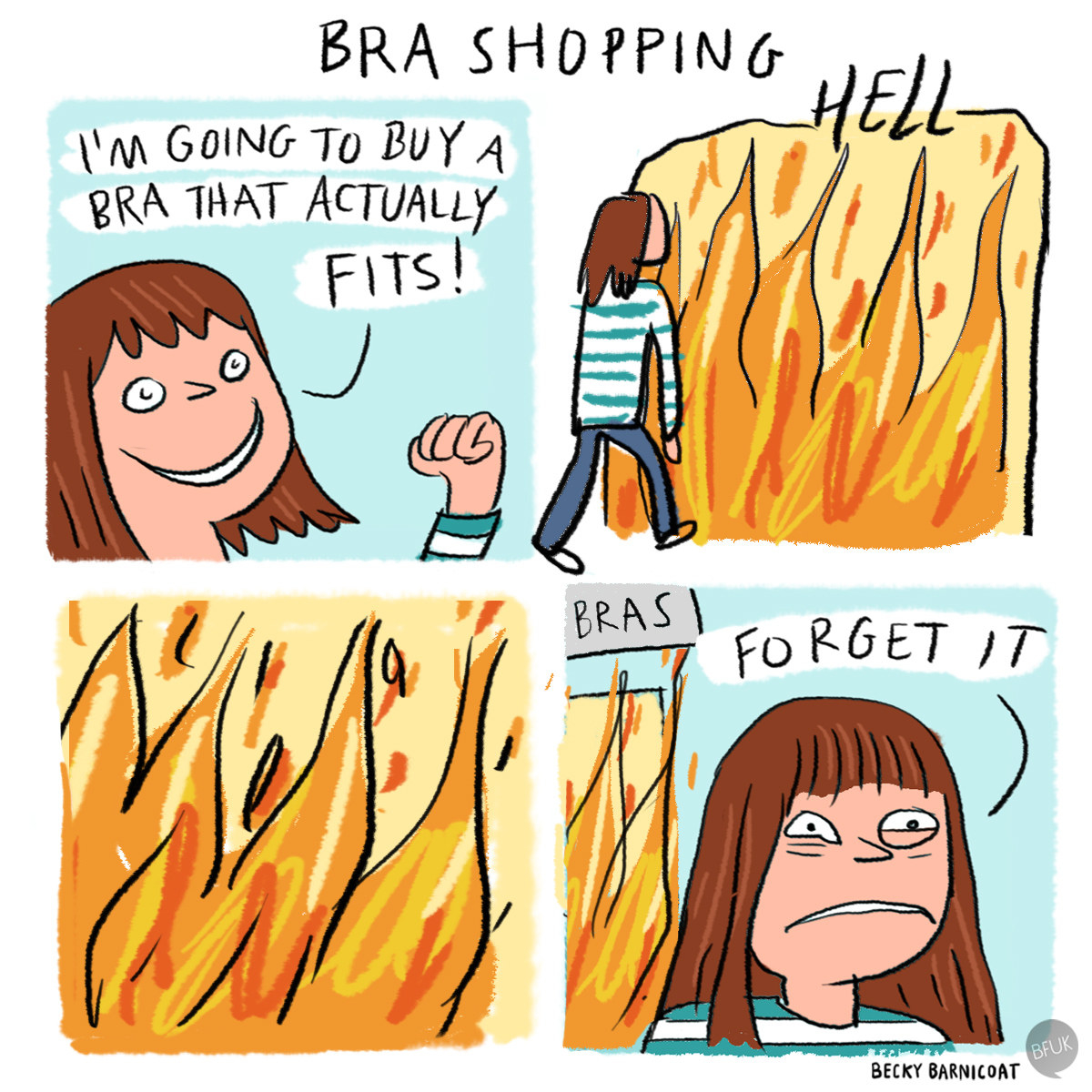 Sports bra jokes