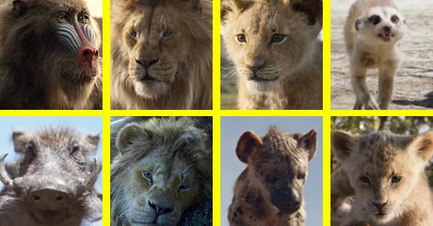 95 Of People Cannot Identify All The Lion King Live Action Characters Can You