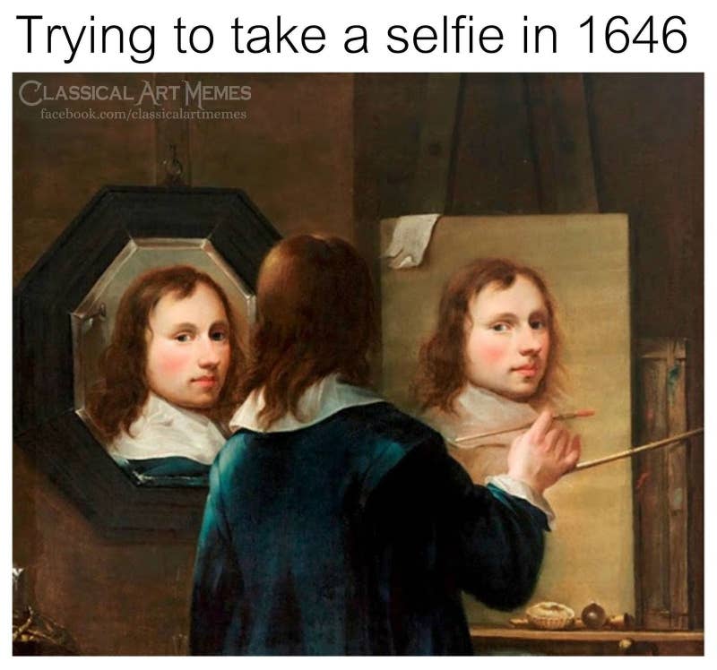 Not An Instant Process Funny Art Memes Classical Art Memes Art Jokes