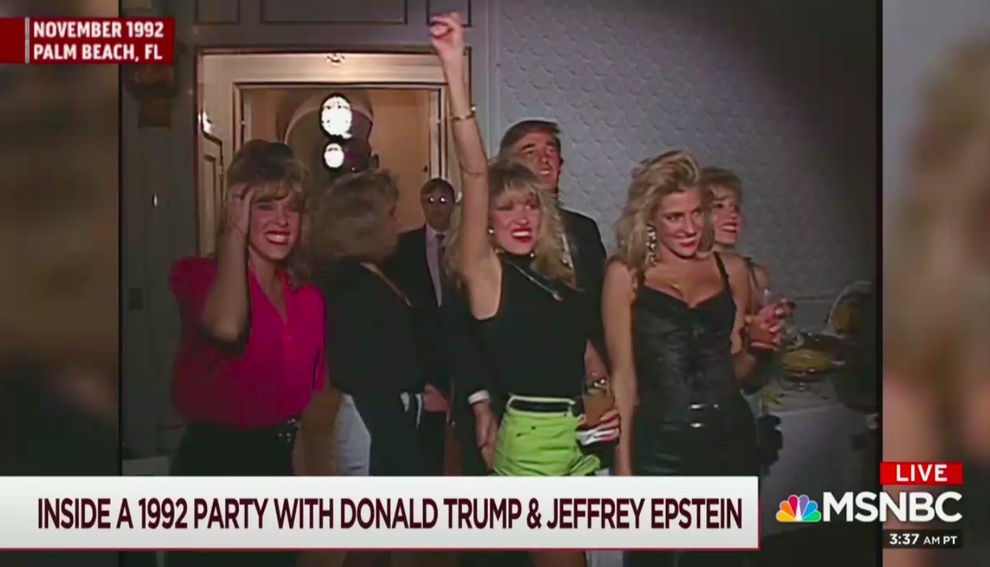Trump And Jeffrey Epstein Laughed And Discussed Women S Looks At A 1992