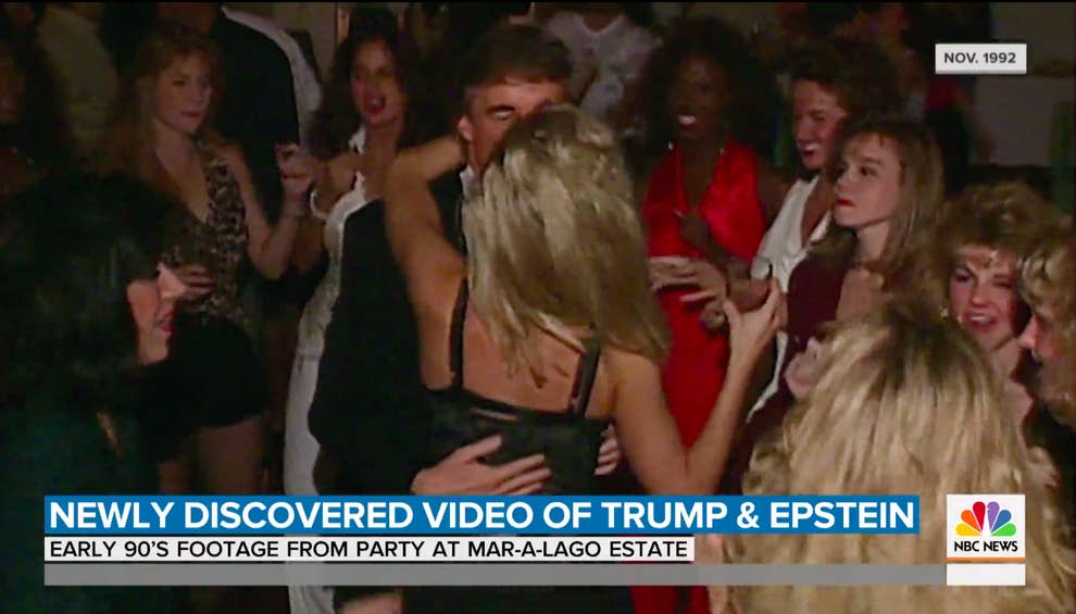 Image result for photos of trump, epstein at 1992 parties