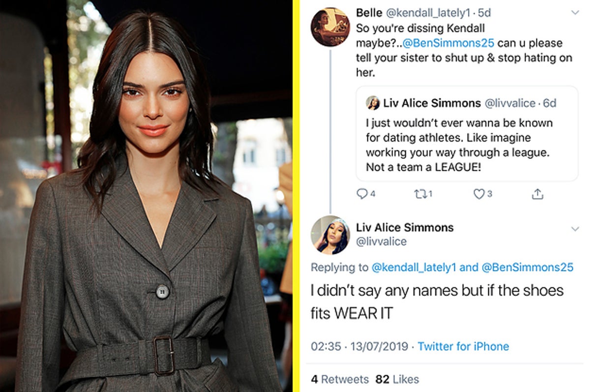 Kendall Jenner Is The Subject Of A Slut Shaming Debate After Her Ex Boyfriend S Sister Posted Shady Tweets