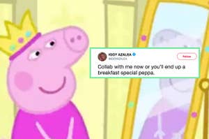 Iggy Azalea News articles report that iggy azalea was kicked out off the met gala because she was wearing the same color dress as queen we are not worthy of this met gala fashun! iggy azalea