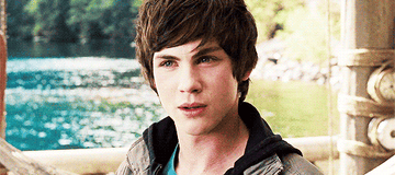 Percy Jackson looking just as surprised as the people who saw the movie