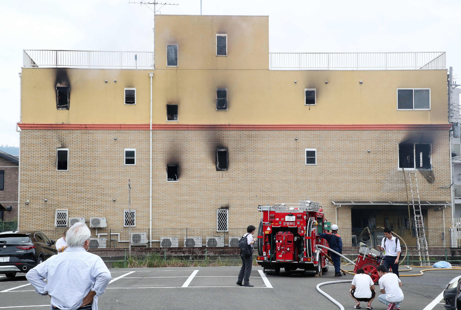 Most victims of Kyoto Animation fire found on stairs to rooftop