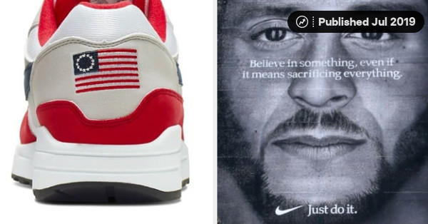 Mamut Jarra Optimismo Nike Won't Launch Its Air Max 1 Featuring The Betsy Ross Flag