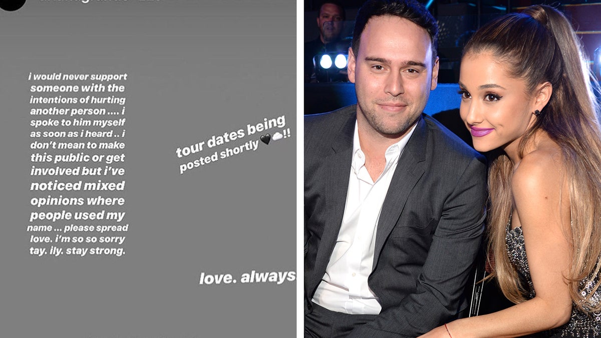 Ariana Grande Gets Dragged Into The Taylor Swift–Scooter Braun Drama, image size:1200x675