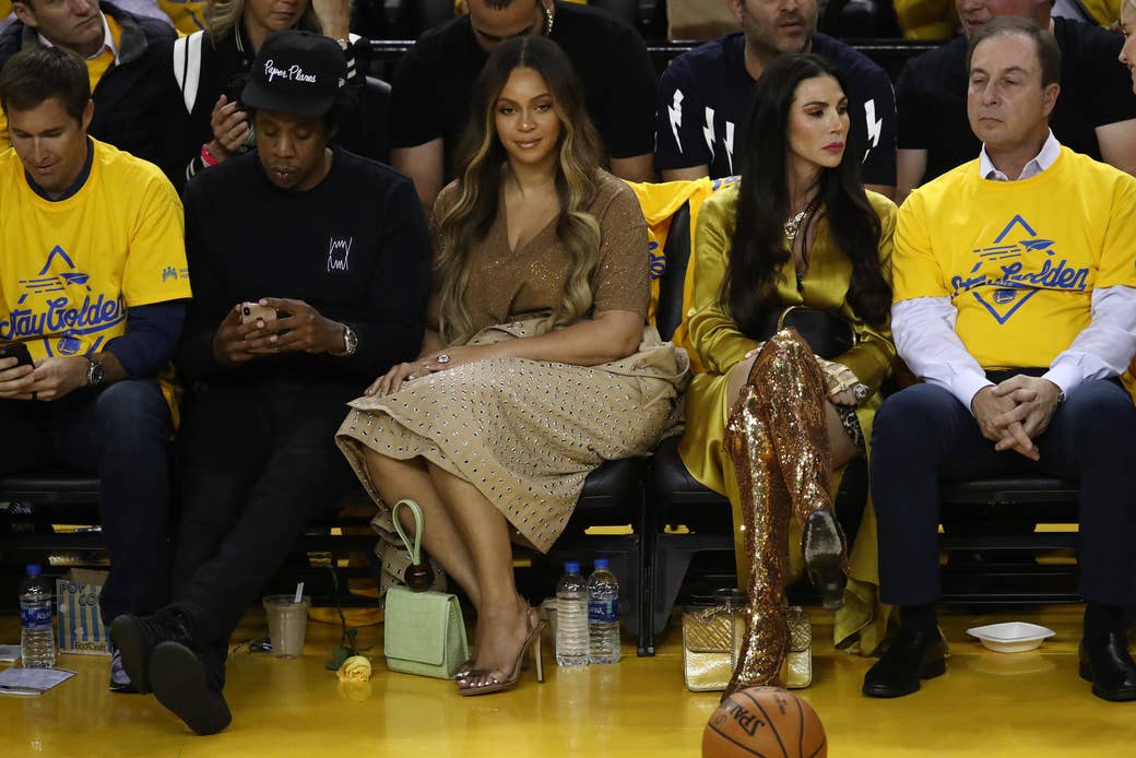 Blue Ivy Revamps Beyonce's Iconic Style at NBA Finals Basketball