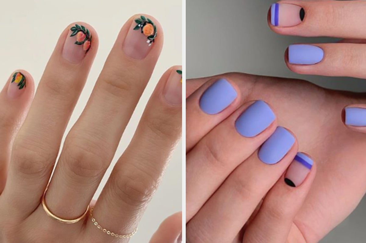 6. Short nail designs for September weddings - wide 9