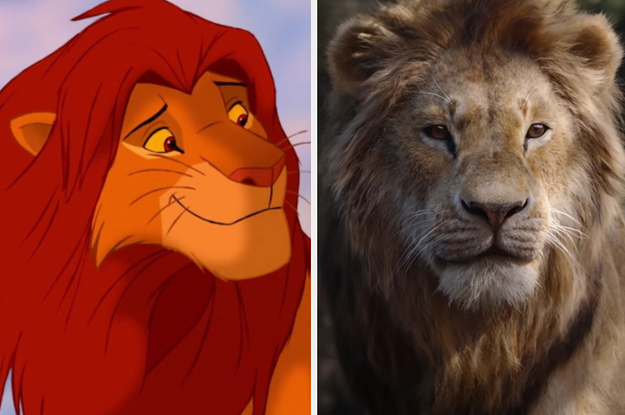 This is What The New “Lion King” Characters Look Like In contrast To ...