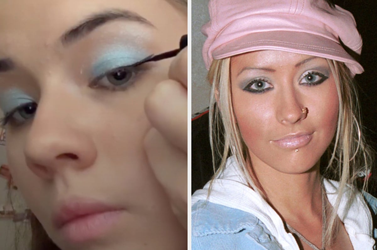 early 2000s makeup