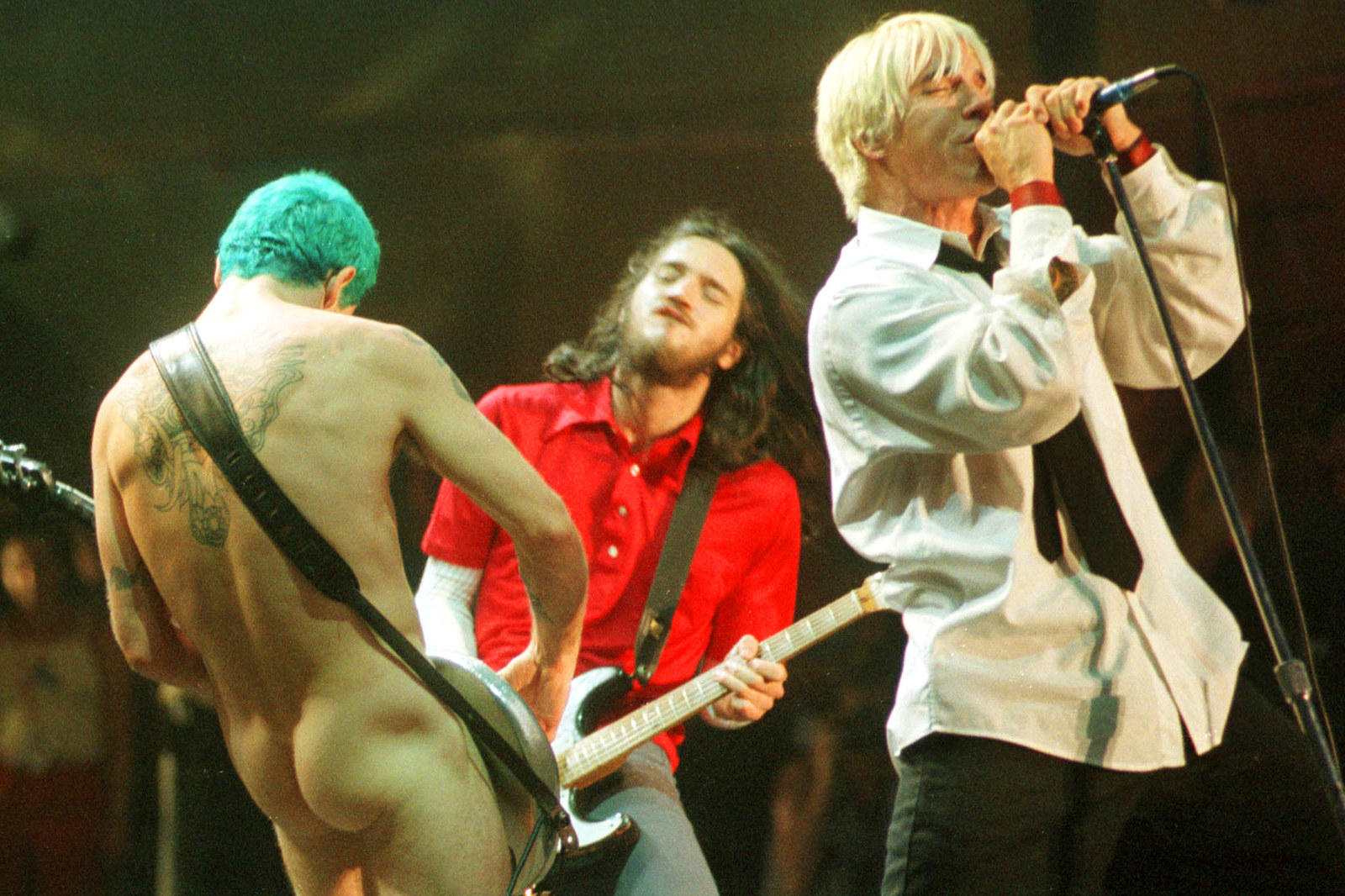 The Red Hot Chili Peppers perform July 25. 