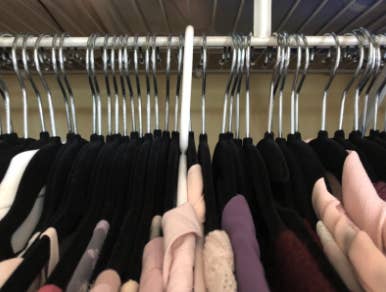 Your Closet Is Begging You To Buy These Velvet Hangers