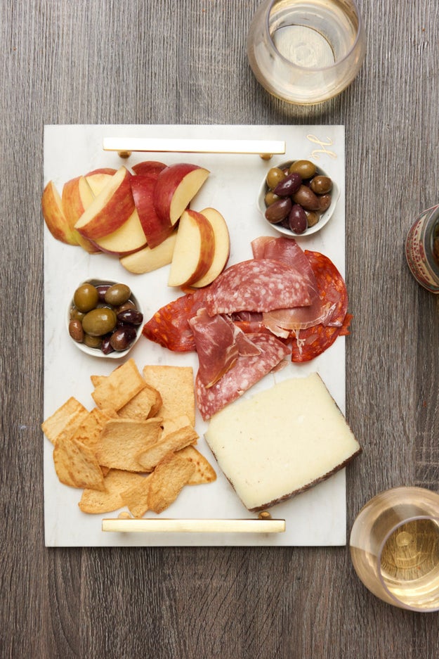 The Butcher, The Baker, The Cheese Board Maker - Father's Day Snackle Box  is perfect for your manly man. A tackle box packed full of meats, cheeses,  crackers and dips (no green