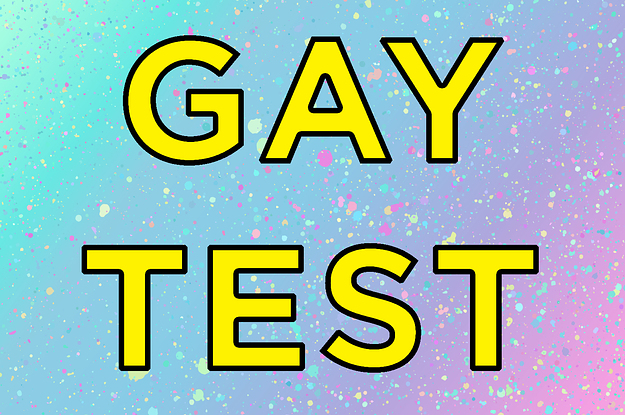 Taking the are you gay test