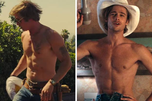 Brad Pitt S Shirtless Scene In Once Upon A Time In Hollywood Is