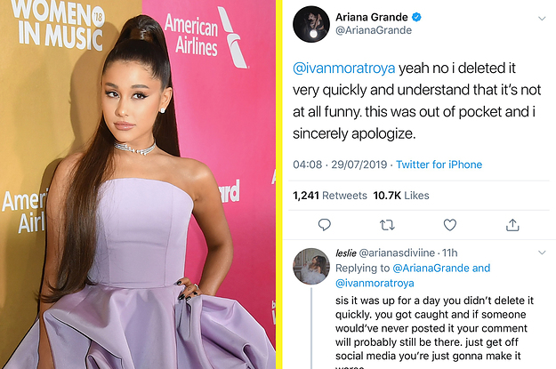 Ariana Grande Apologises For JonBenét