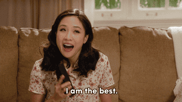 Constance Wu in Fresh Off The Boat saying &quot;I am the best&quot;