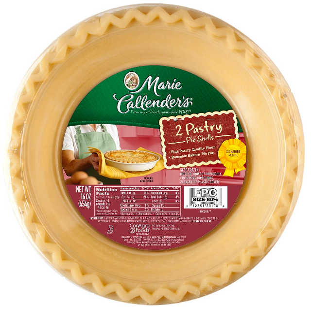 Marie Calender&#x27;s 2 Pastry Pie Shells